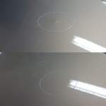 Image of Outward or Outie Dent Repair on an Impala trunk lid before and after