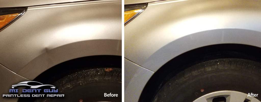 Paintless Dent Repair MI Dent Guy Home Door Ding Minor Dent