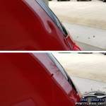 Image of Volkswagen Gulf Quarter Panel Dent Before and After PDR